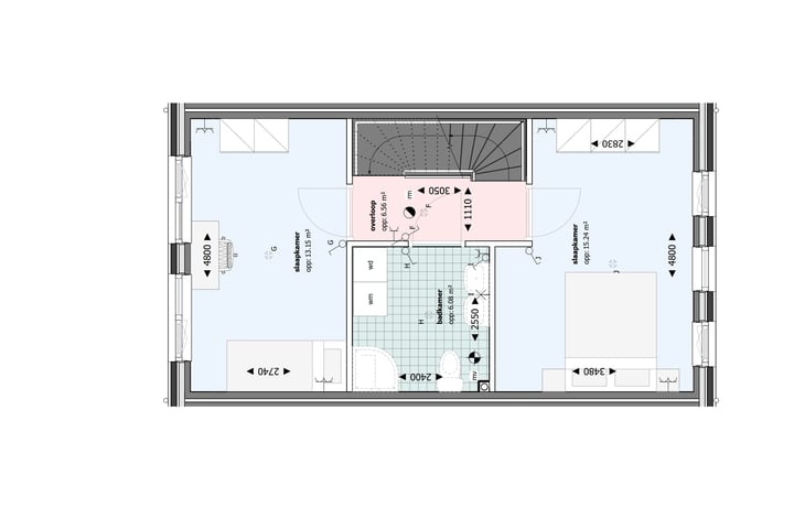 Bekijk foto 12 van Tussenwoningen (Bouwnr. 18)