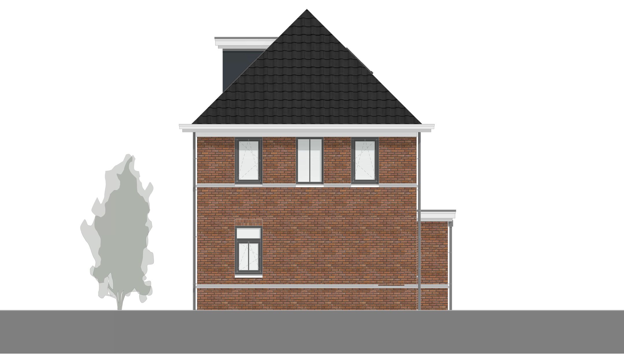 Foto 3 van Vrijstaande woningen (Bouwnr. 7)