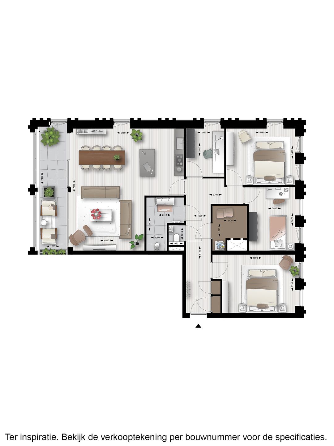 Photo 8 of 4-kamer appartement (Bouwnr. 51)