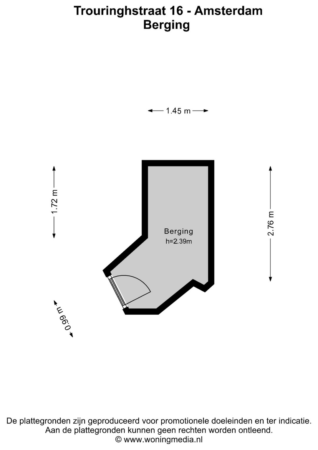 Foto 32 van Trouringhstraat 16-3