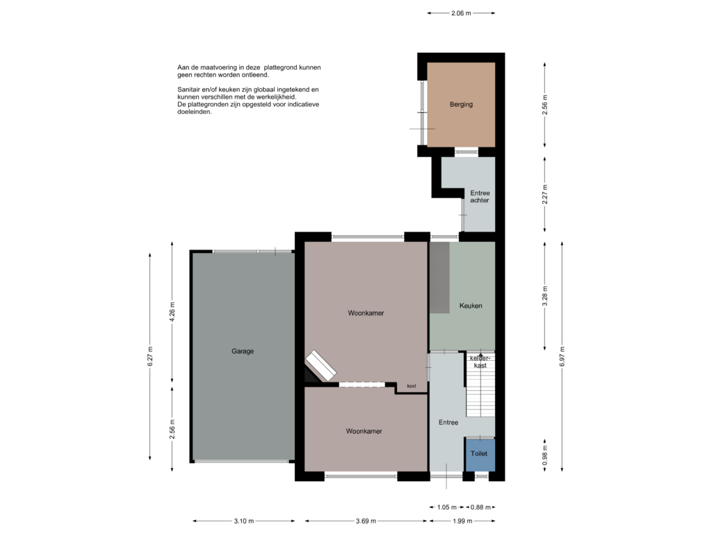 Bekijk plattegrond van Begane grond van Hoflaan 17