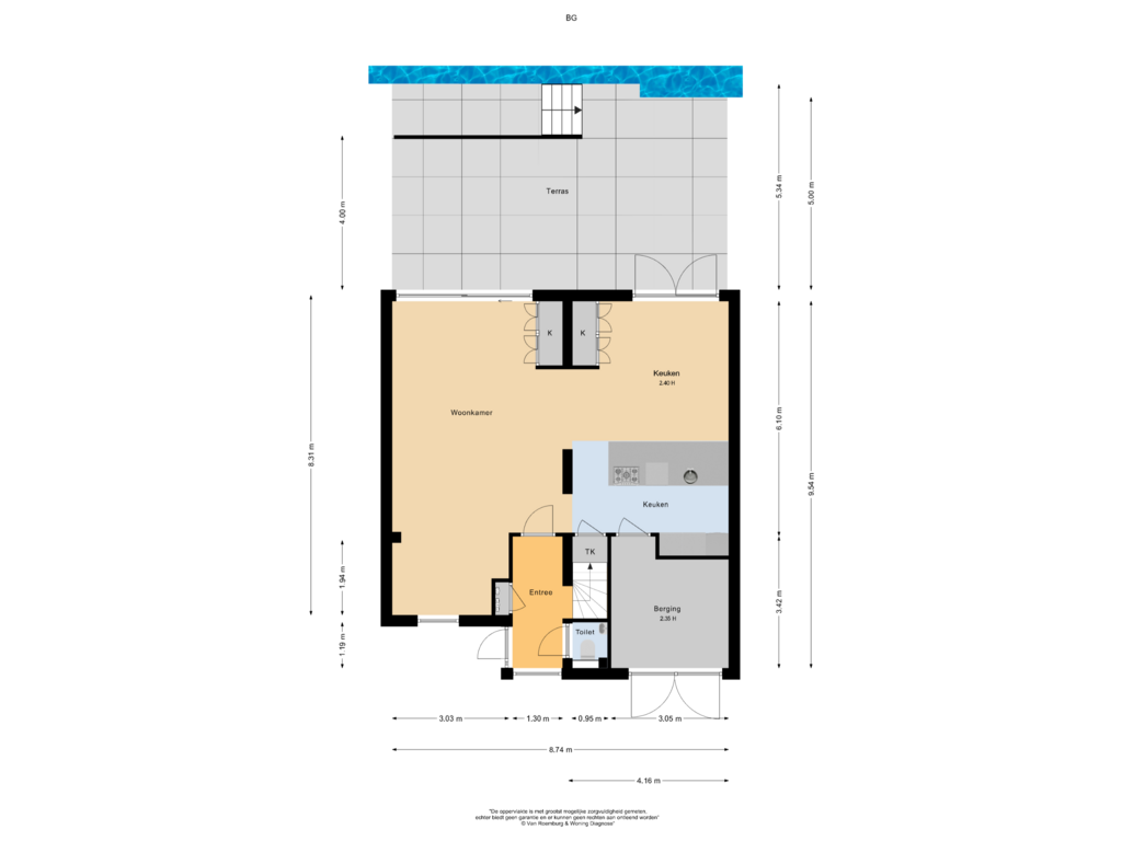 Bekijk plattegrond van Begane grond van Purperreiger 56