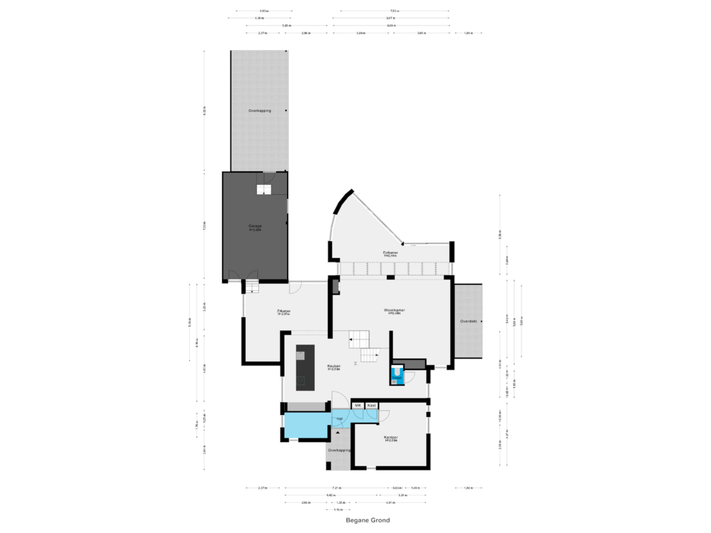 Bekijk plattegrond van Begane Grond van Meerssenerweg 152