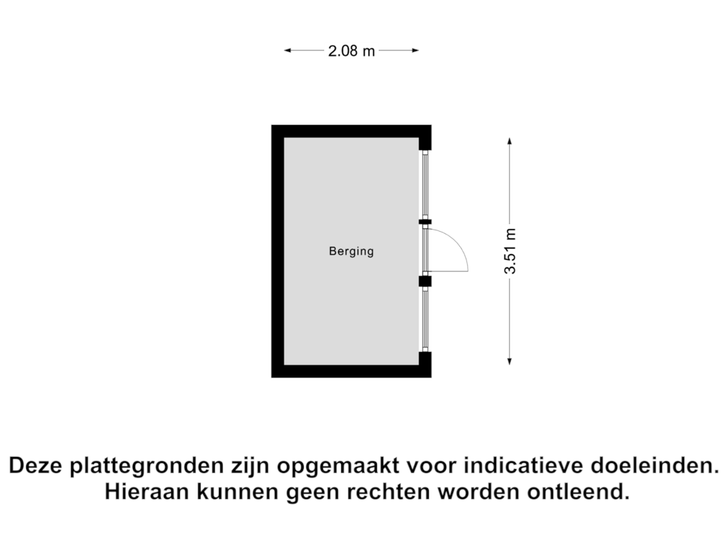 Bekijk plattegrond van Berging van Fivershôf 13