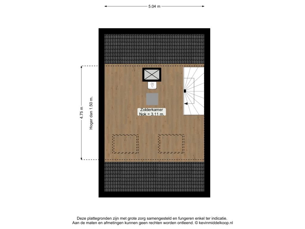 View floorplan of Floor 2 of Mollerit 22