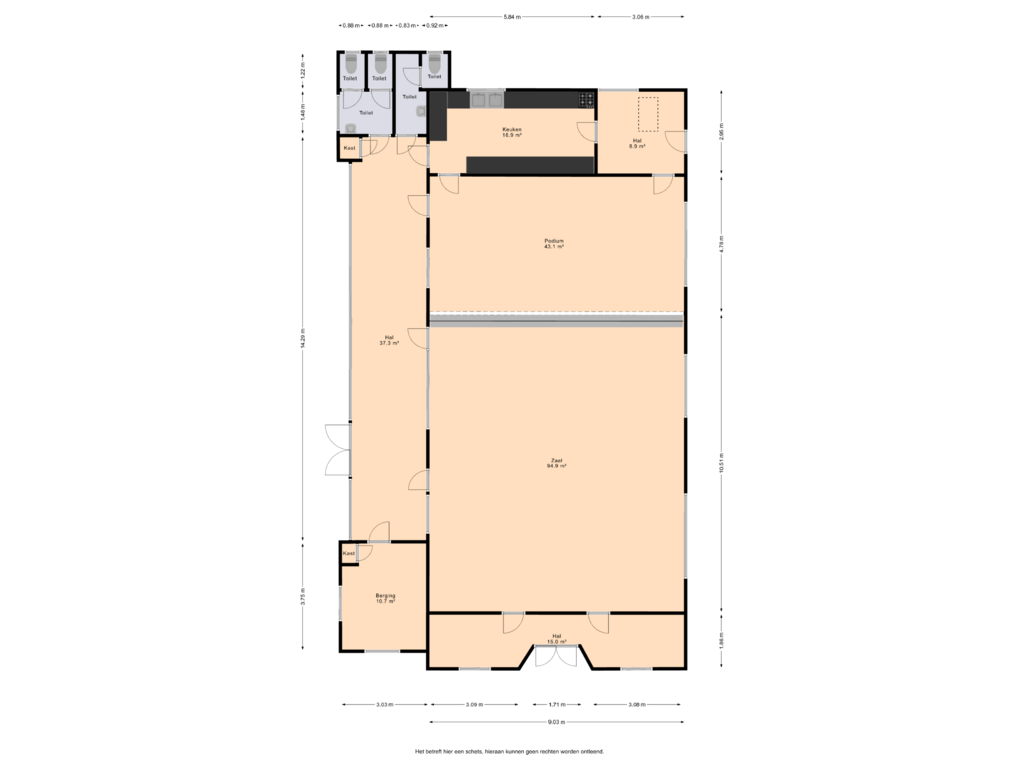 Bekijk plattegrond van Begane grond van Achteromweg 20