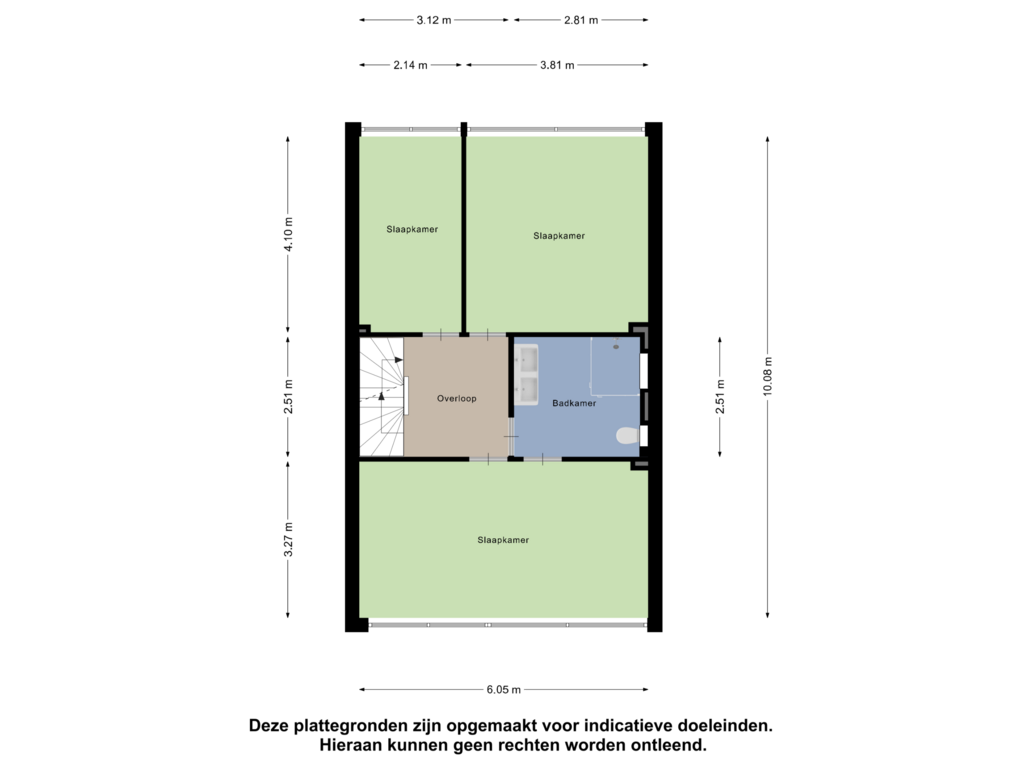 Bekijk plattegrond van Eerste Verdieping van Aalscholverstraat 38