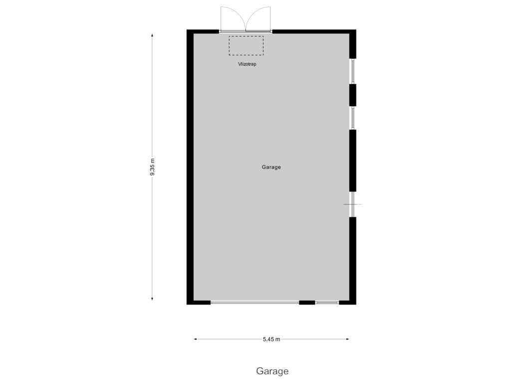 Bekijk plattegrond van Garage van Oosterdijk 29