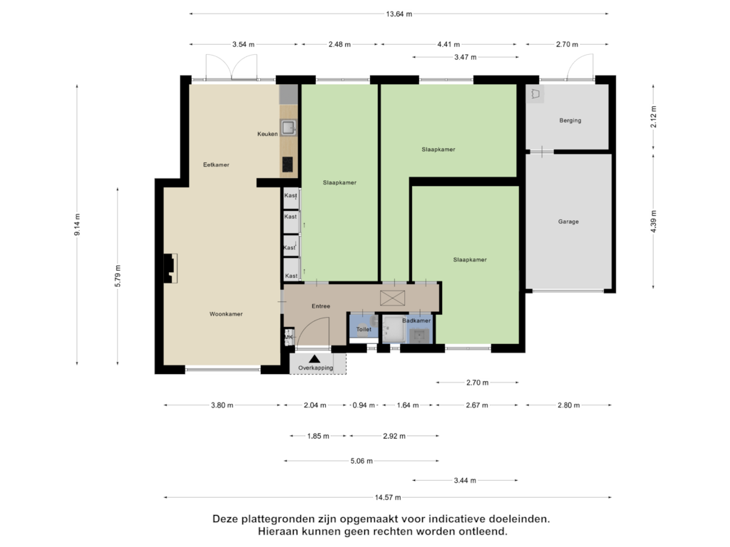 Bekijk plattegrond van Begane Grond van Slotstraat 10