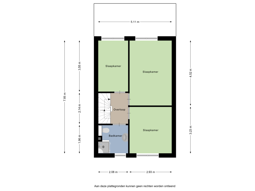 Bekijk plattegrond van Eerste verdieping van Korte Heikantstraat 16