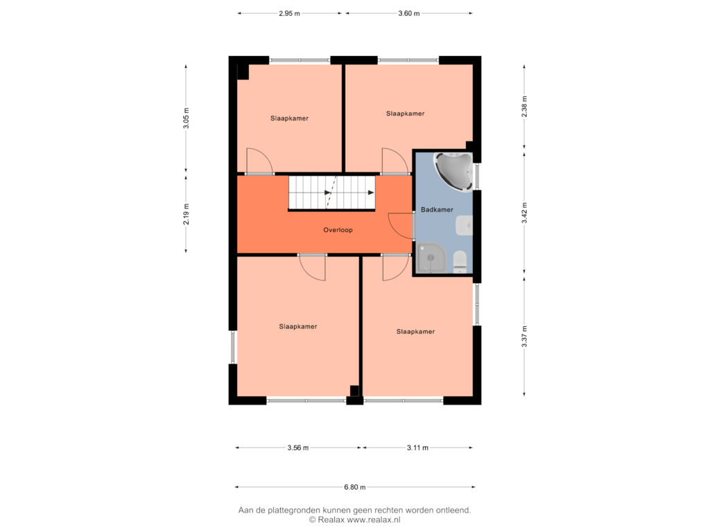 Bekijk plattegrond van Verdieping 1 van Wijlre 8