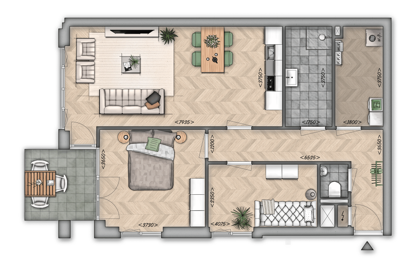 Foto 4 van Appartement (Bouwnr. 5)