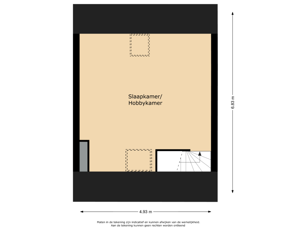 Bekijk plattegrond van Tweede verdieping van Wickenburg 57