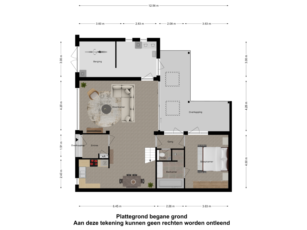 Bekijk plattegrond van Begane Grond van Prinsenboschlaan 15