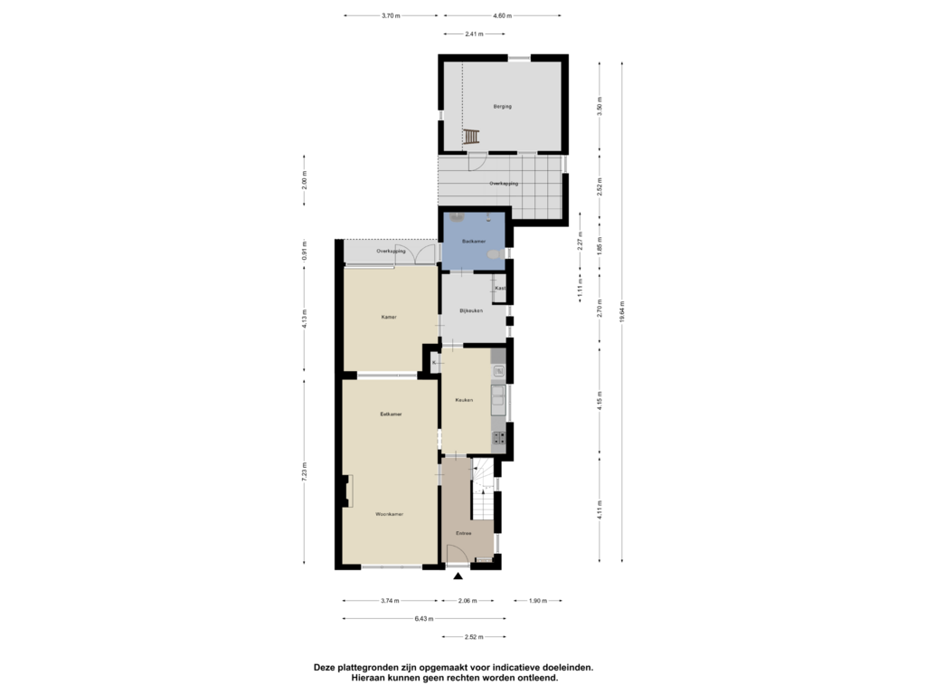 Bekijk plattegrond van Begane Grond van Dieterderweg 81