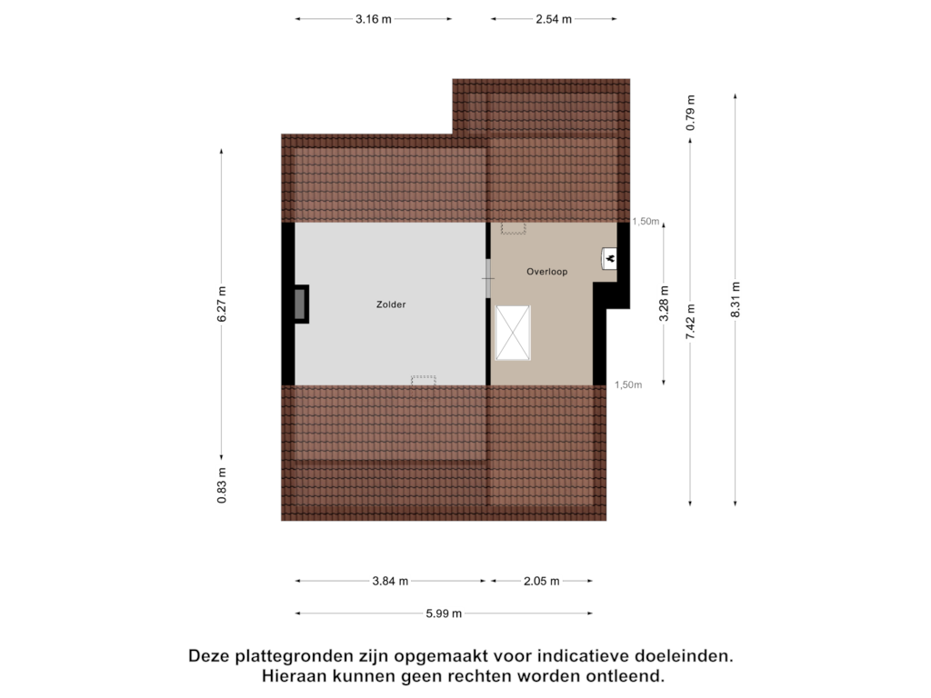 Bekijk plattegrond van Zolder van Dieterderweg 81