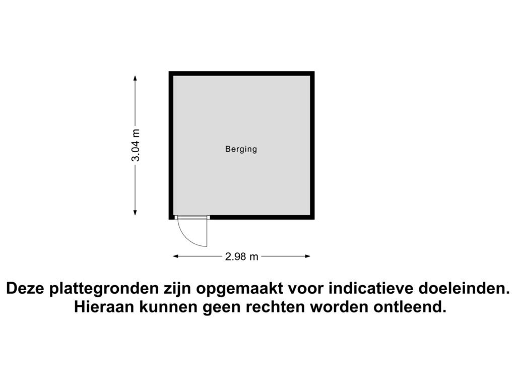 Bekijk plattegrond van Berging van Hattemseweg 59