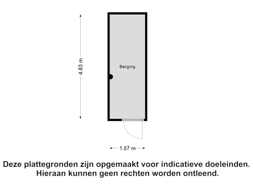 Bekijk plattegrond van Berging van Irenestraat 17