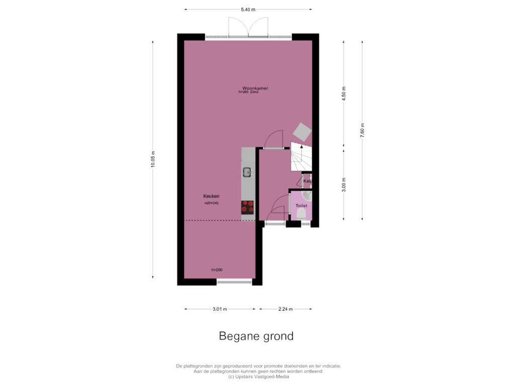 Bekijk plattegrond van Begane grond van Strocamp 12