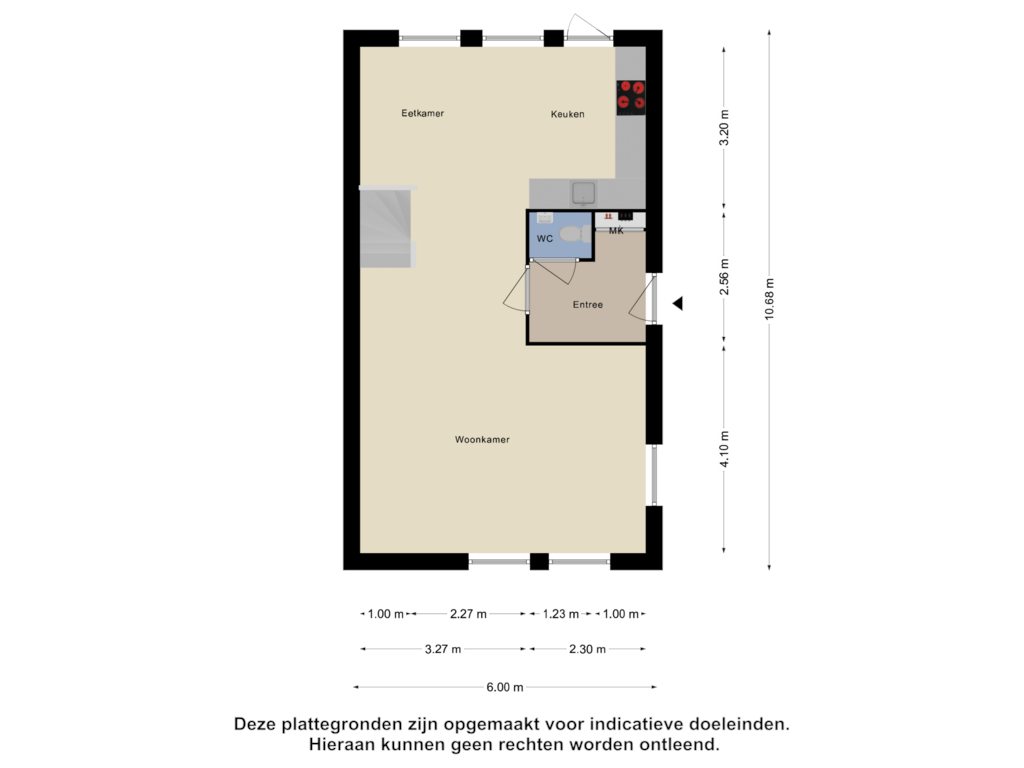 View floorplan of Begane Grond of Frans Halslaan 10