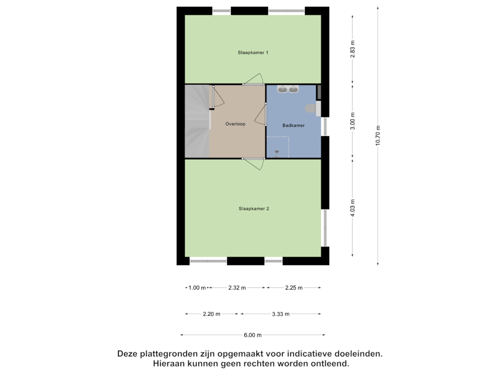 View floorplan of Eerste Verdieping of Frans Halslaan 10