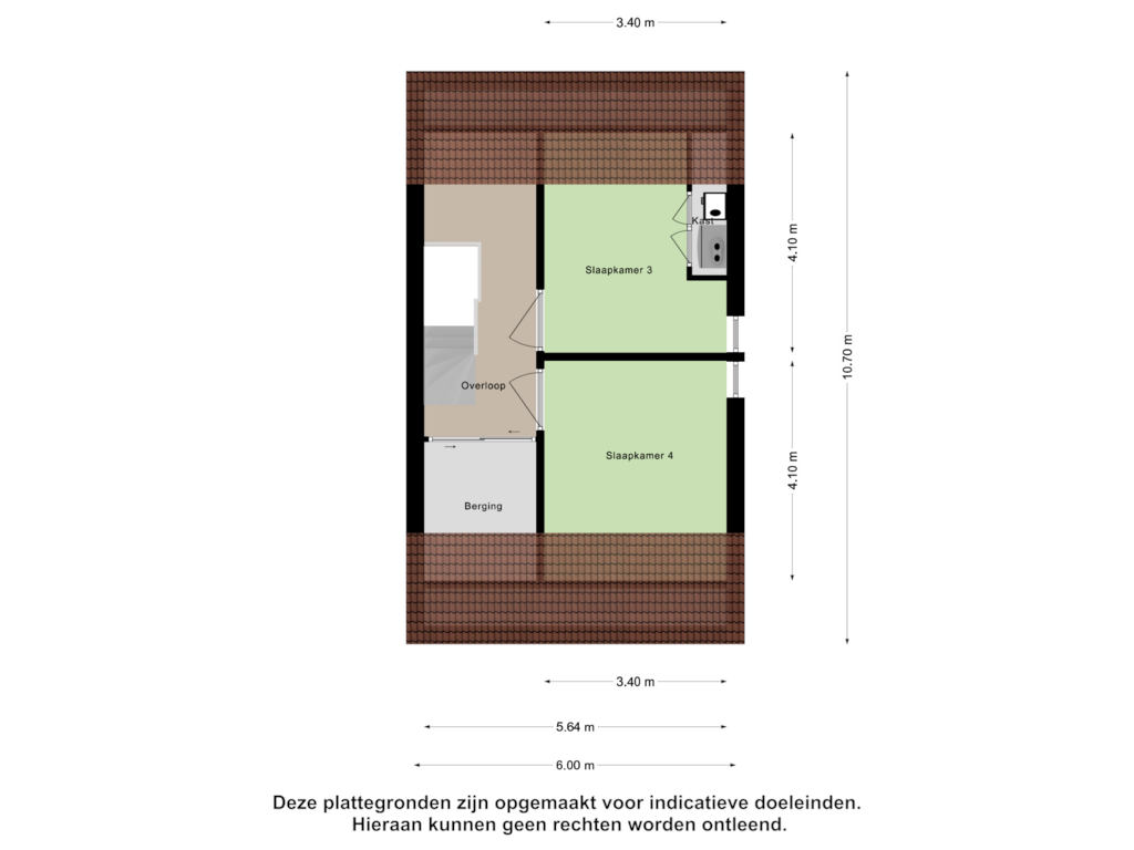 View floorplan of Tweede Verdieping of Frans Halslaan 10