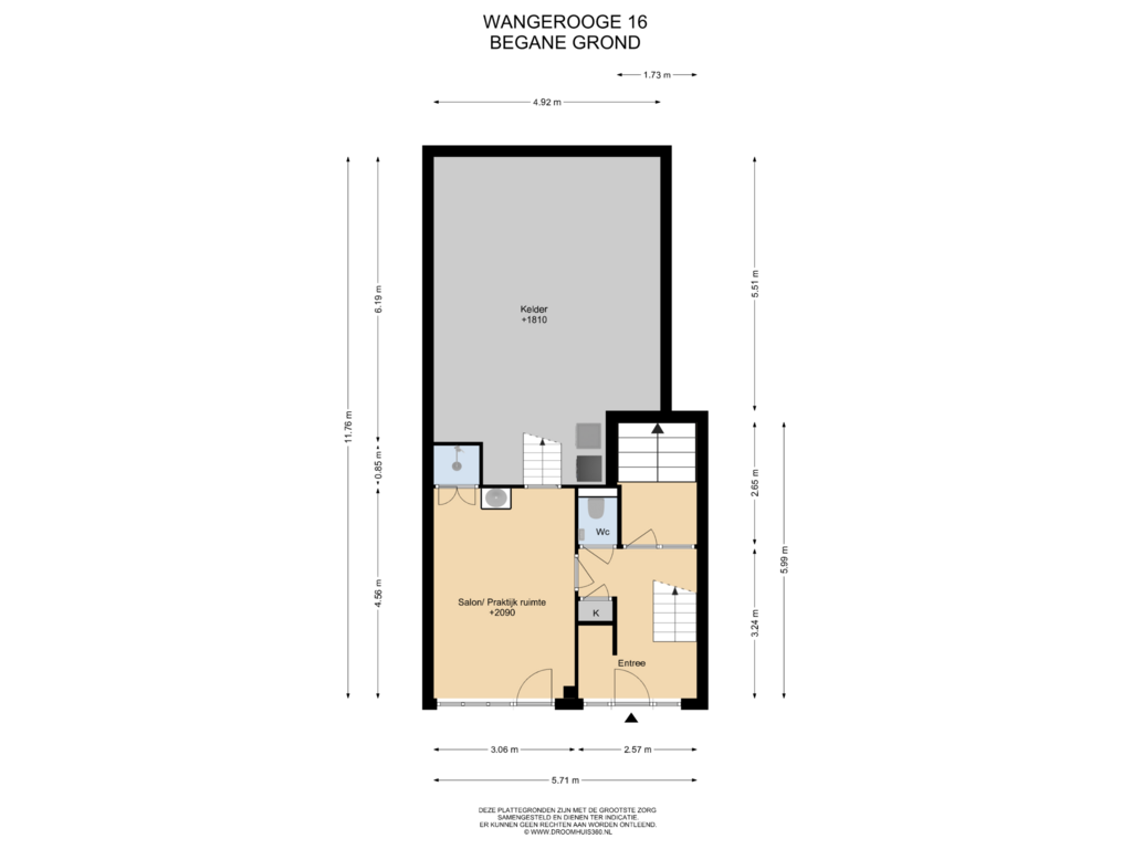 Bekijk plattegrond van Begane Grond van Wangerooge 16