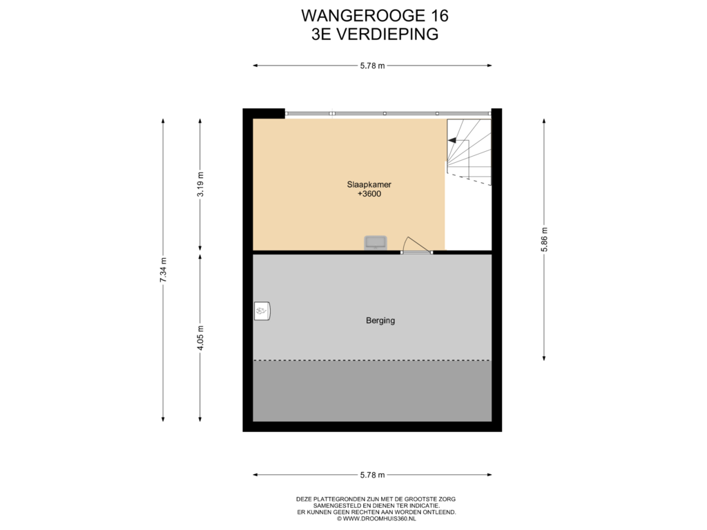 Bekijk plattegrond van 3E Verdieping van Wangerooge 16