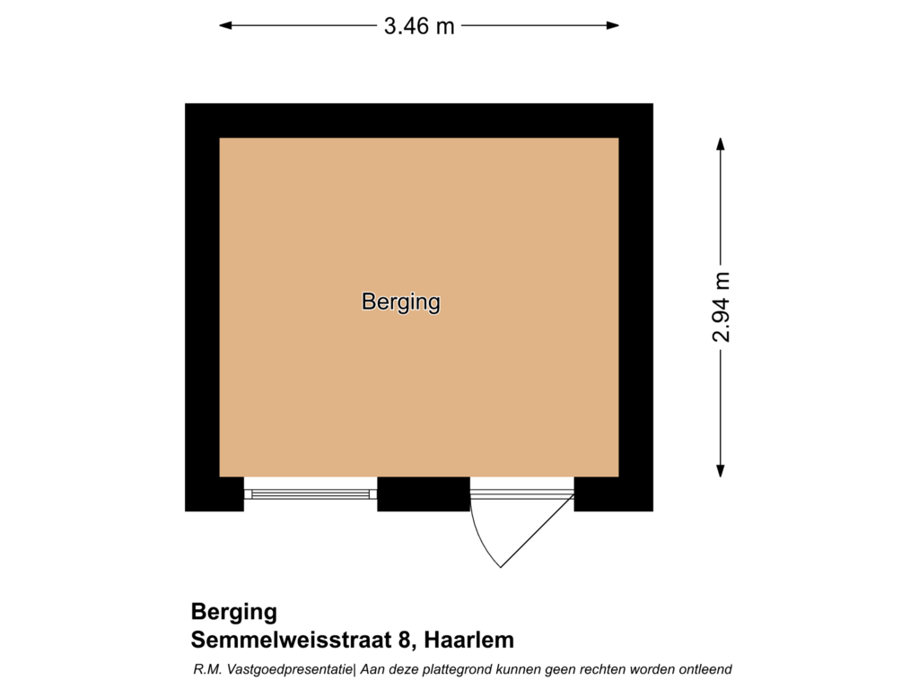 Bekijk plattegrond van Berging van Semmelweisstraat 8