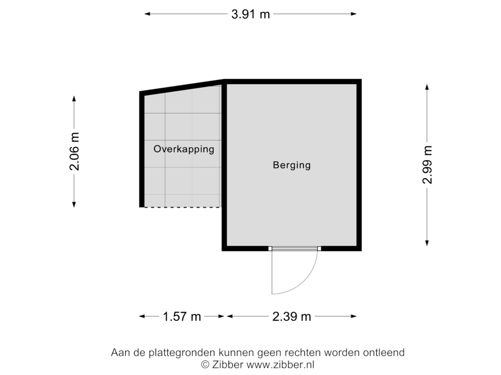 Bekijk plattegrond van Berging van Colmarstraat 86