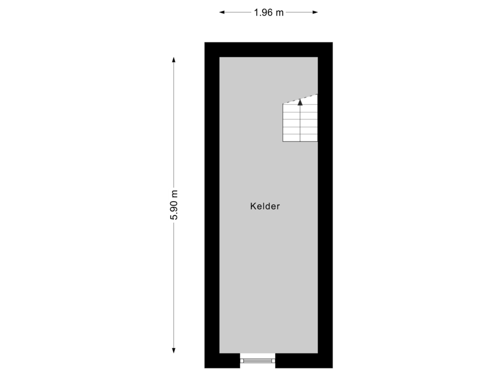 Bekijk plattegrond van Kelder van Ginnekenweg 111