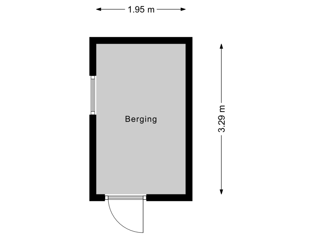 Bekijk plattegrond van Berging van Ginnekenweg 111