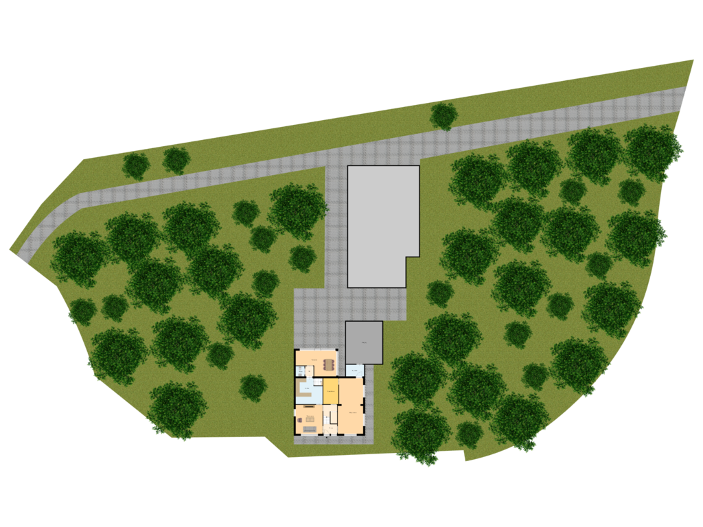 View floorplan of Kadastrale Kaart of Zenderseweg 44