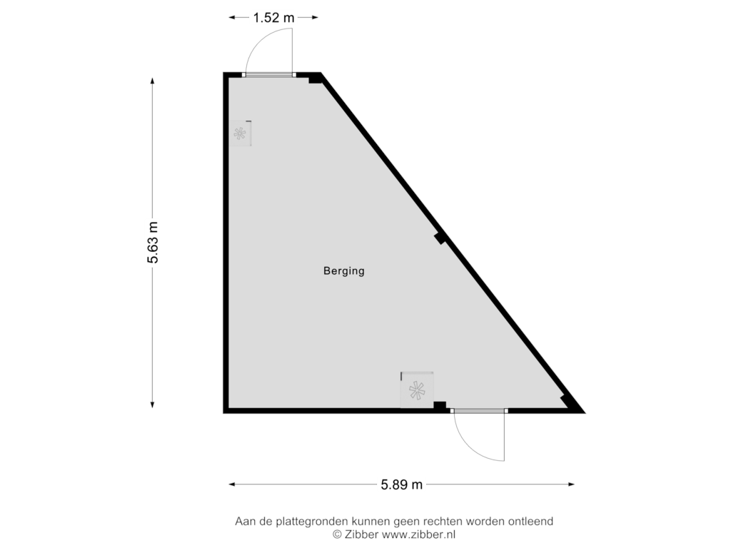 View floorplan of Berging of Heezerweg 69