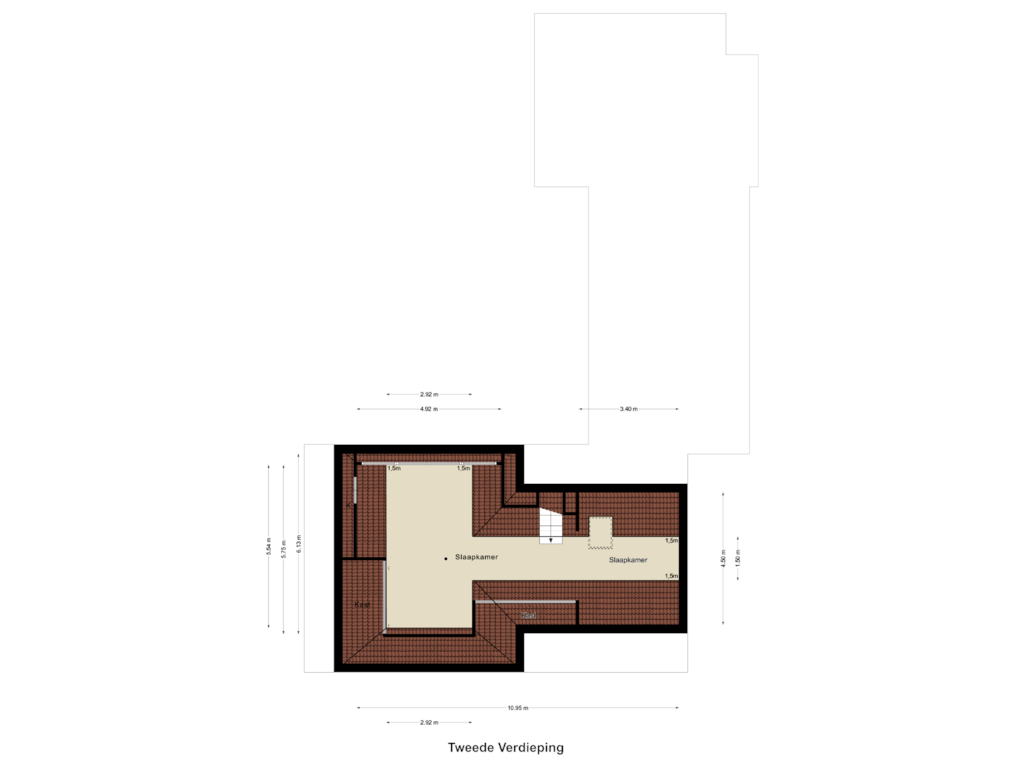 Bekijk plattegrond van Tweede Verdieping van Kummenaedestraat 72