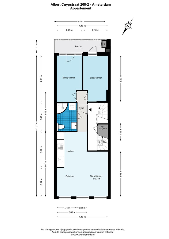 Foto 24 van Albert Cuypstraat 268-2