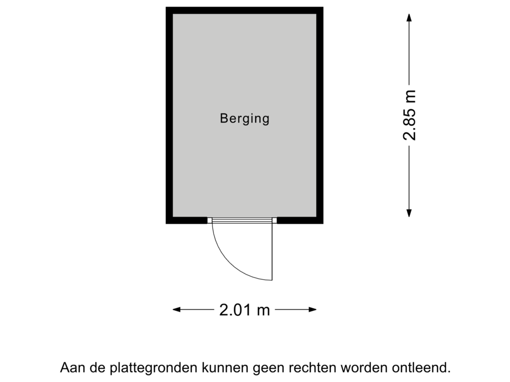 Bekijk plattegrond van Berging van Waterland 126