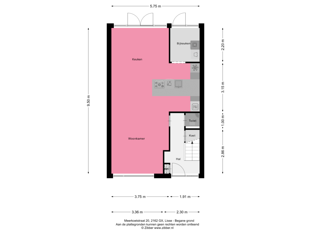 Bekijk plattegrond van Begane grond van Meerkoetstraat 20