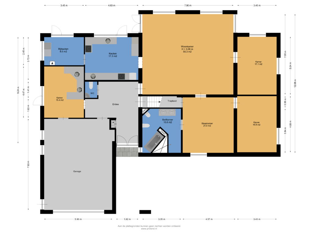 Bekijk plattegrond van Begane Grond van it Foardek 17