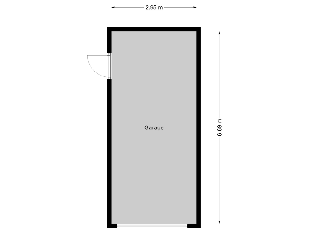 Bekijk plattegrond van Garage van Greenterweg 55