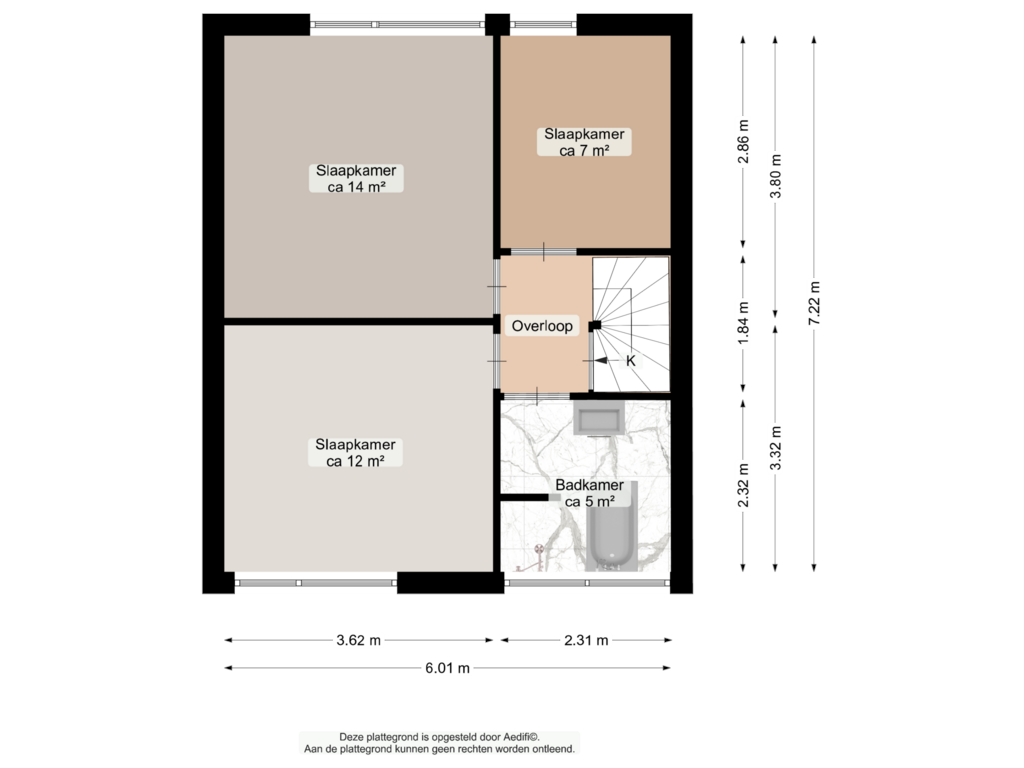 Bekijk plattegrond van Eerste verdieping van Stationsstraat 34