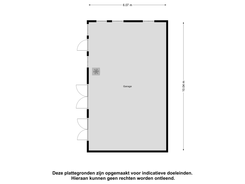 Bekijk plattegrond van Garage van Rondeweg 30