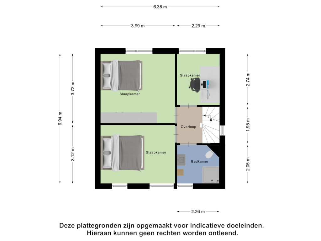 View floorplan of Eerste Verdieping of Jan Duikerlaan 41