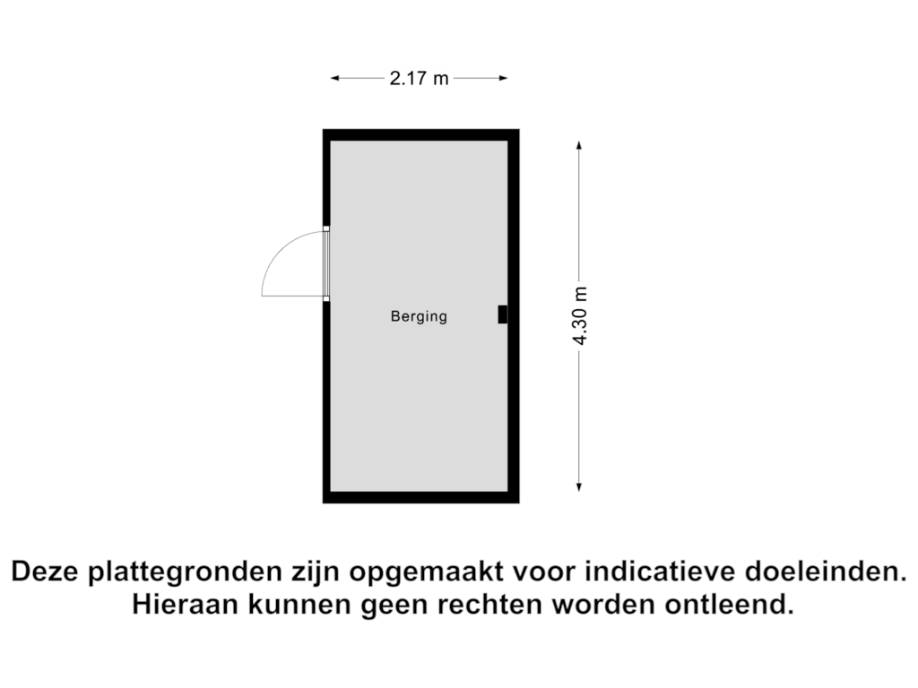 View floorplan of Berging of Jan Duikerlaan 41