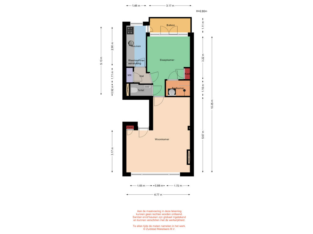 Bekijk plattegrond van Bas Jungeriusstraat 48-A02 - 2e verdieping van Bas Jungeriusstraat 48-A02