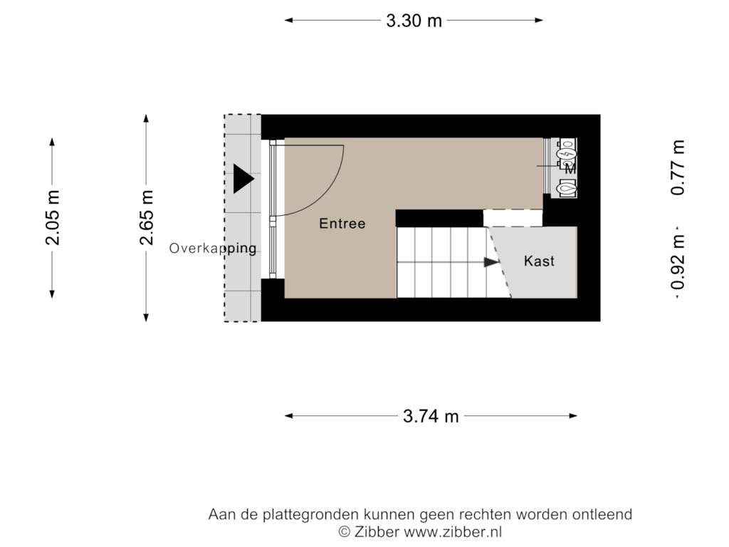 Bekijk plattegrond van Begane grond van Singerstraat 99