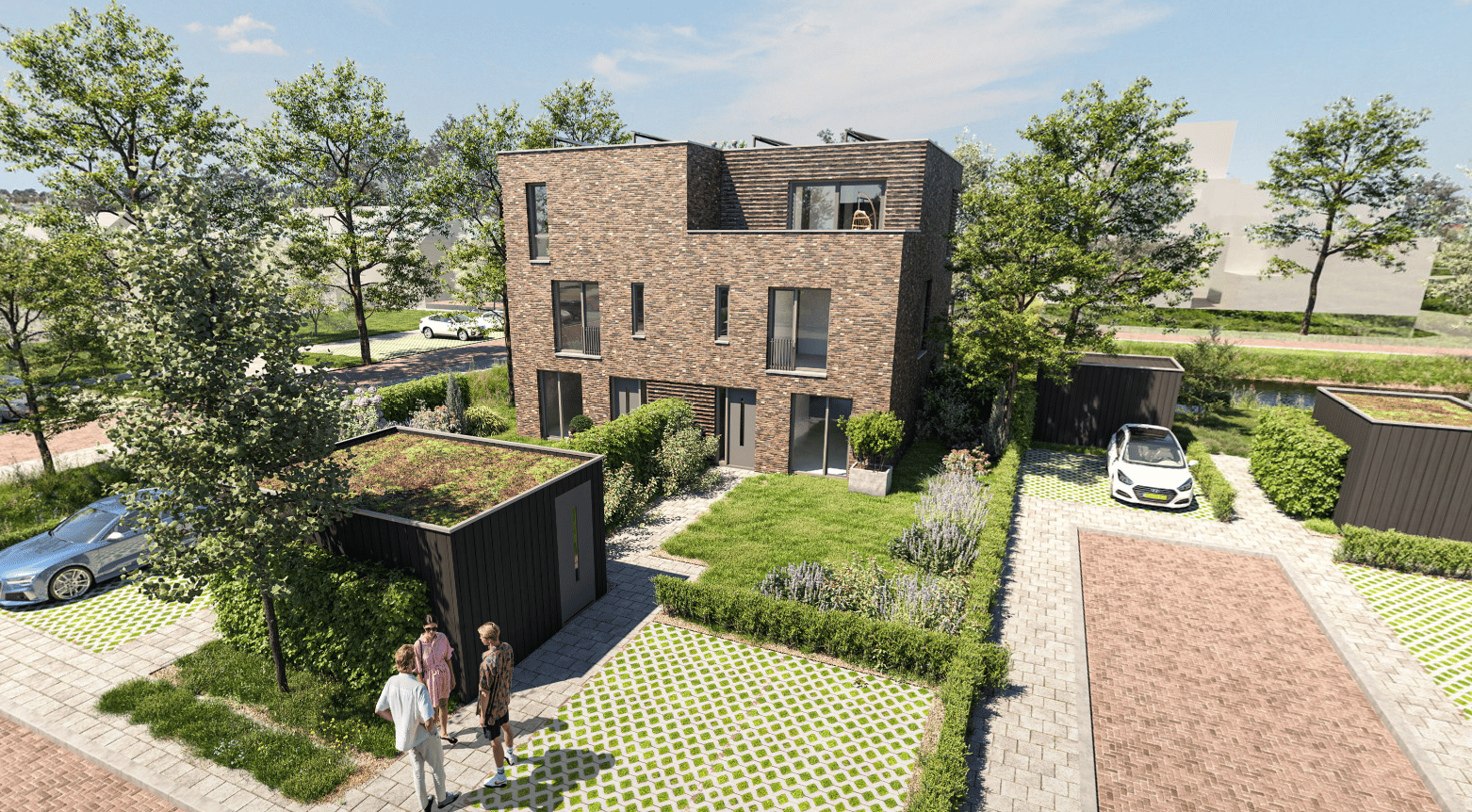 Twee-onder-één kap woning (Bouwnr. 1), Zwolle, 8044BB, Overijssel, Nederland  