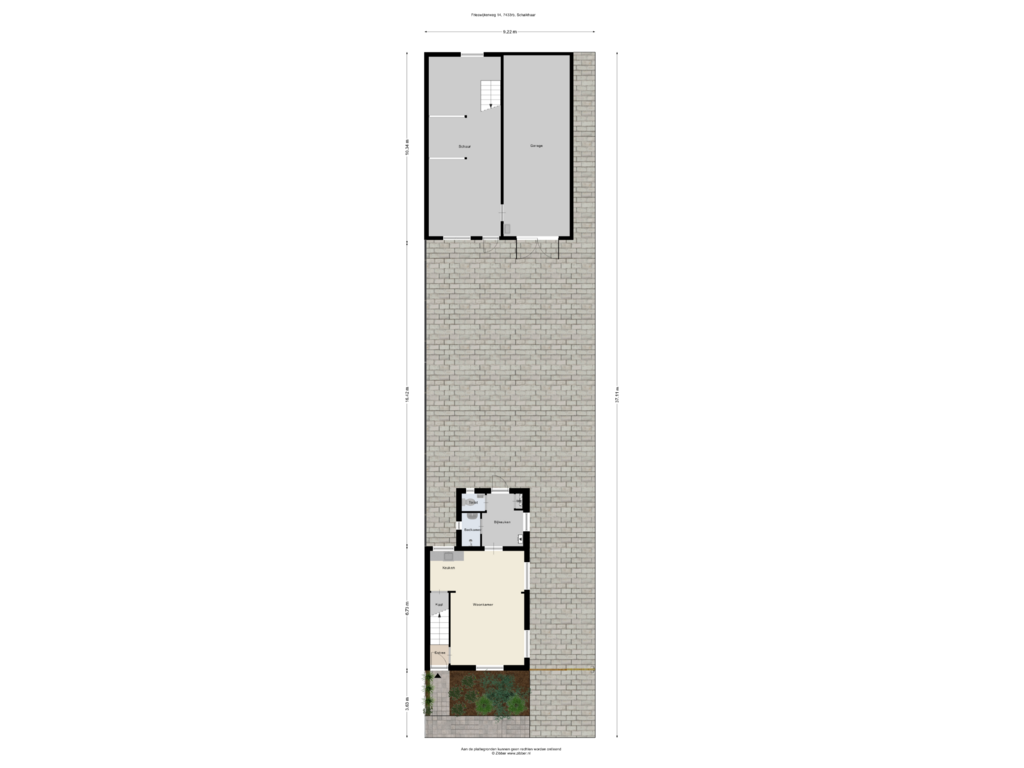 View floorplan of Begane Grond_Tuin of Frieswijkerweg 14