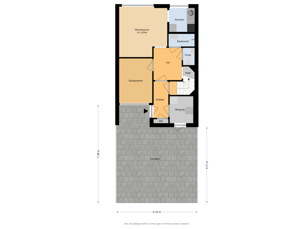 Bekijk plattegrond van Situatie van Morgen 23