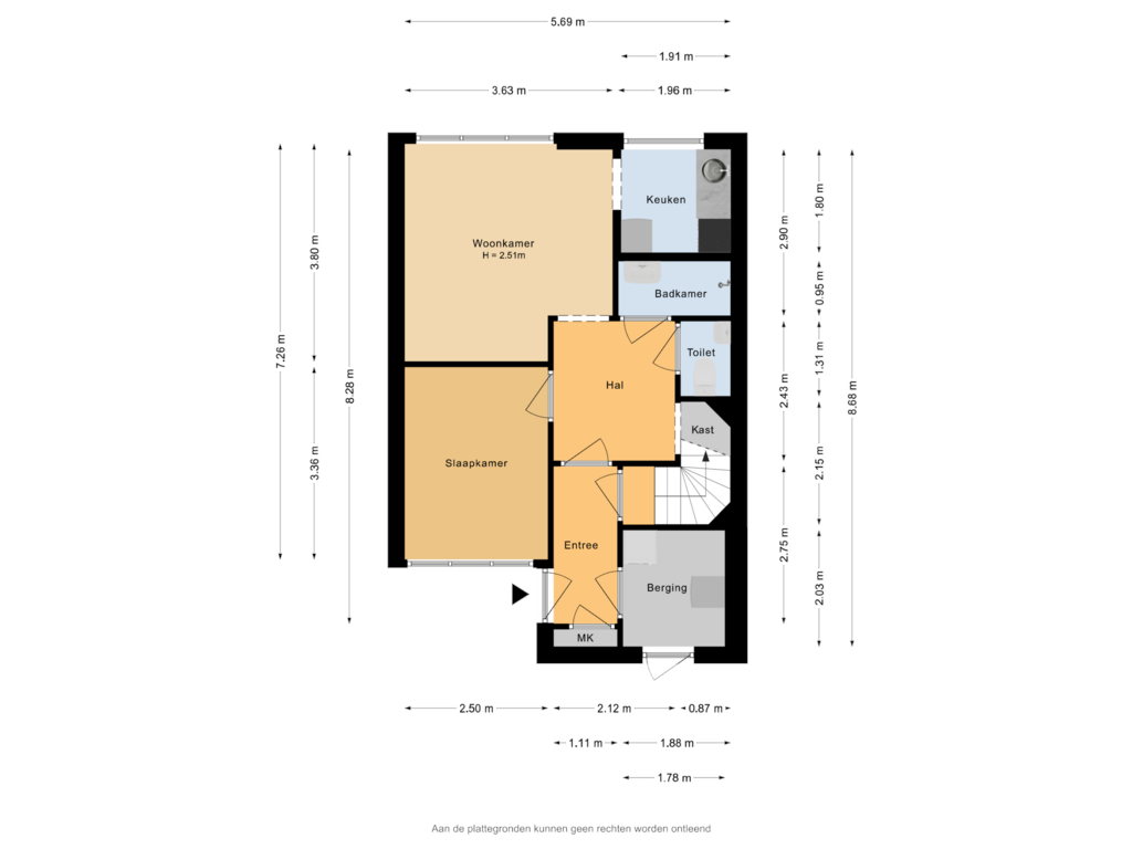 Bekijk plattegrond van Begane grond van Morgen 23